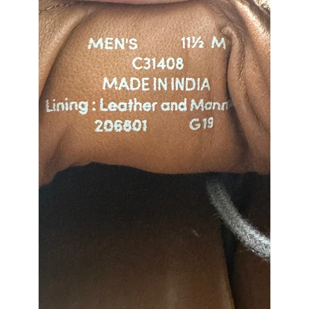 Cole Haan Williams Plain Toe Derby Shoes Mens 11.5 M Brown Leather C31408